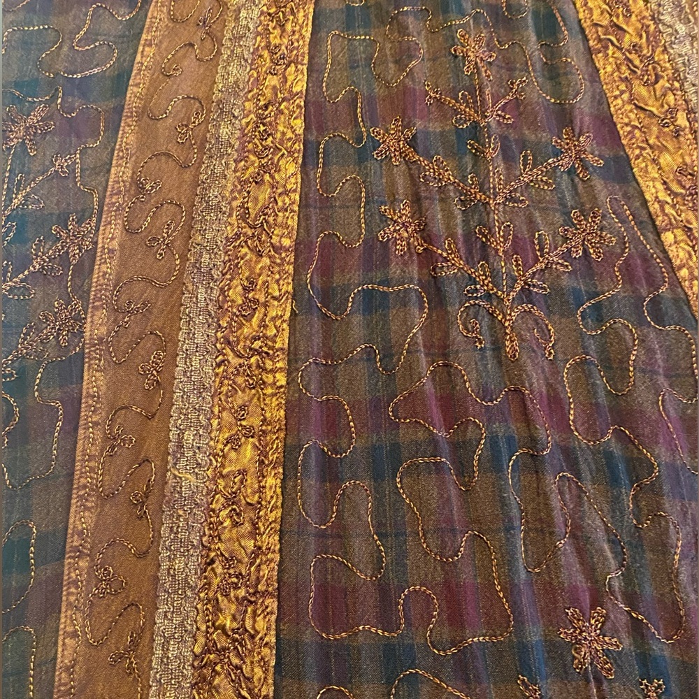 Bohemian Patchwork Sleeveless Dress - Picture 11 of 13